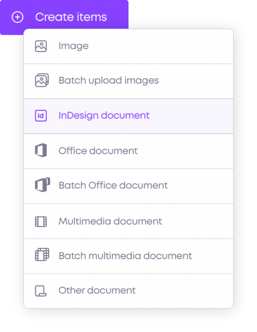 With the Adobe InDesign plug in your make templates yourselve in our brand portal.