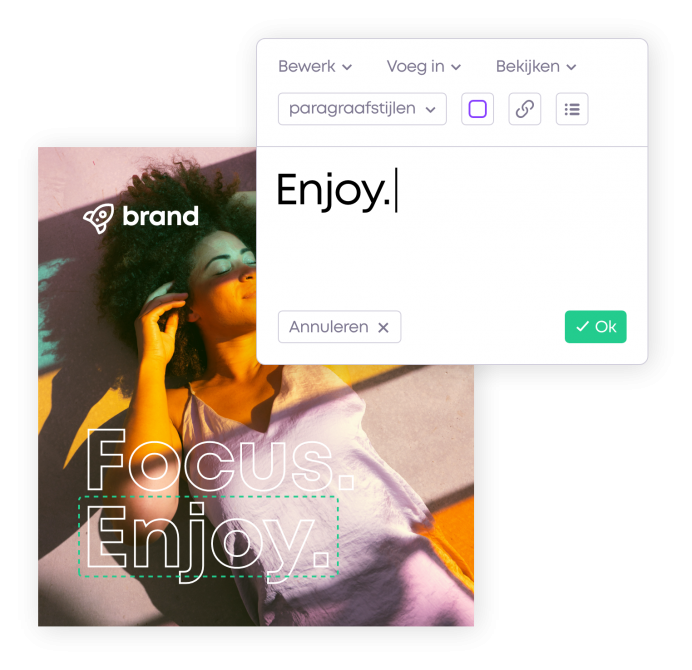 Maak snel content met flexibele templates in Cordeo.