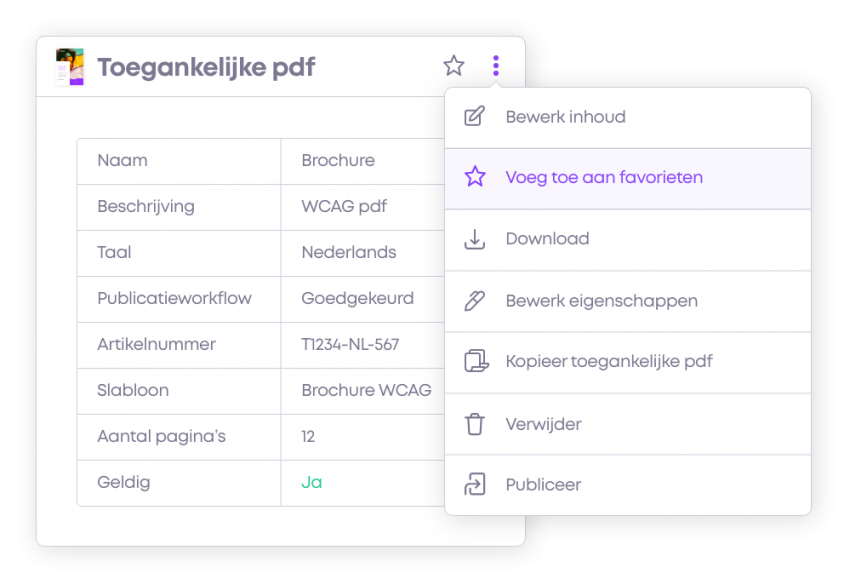 Met Cordeo maak je snel toegankelijke pdf's conform de nieuwe richtlijnen WCAG, Web Content Accessibility Guidelines.