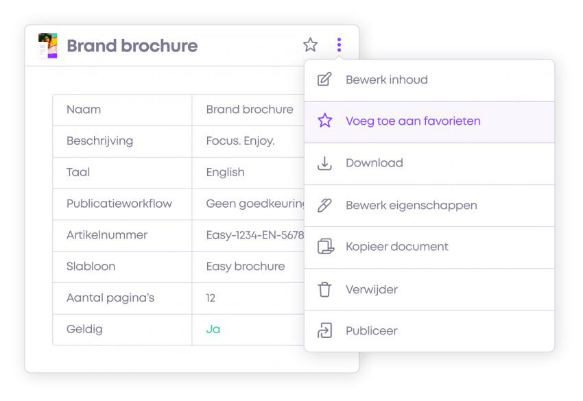 Snelle vindbaarheid van assets met metagegevens | DAM